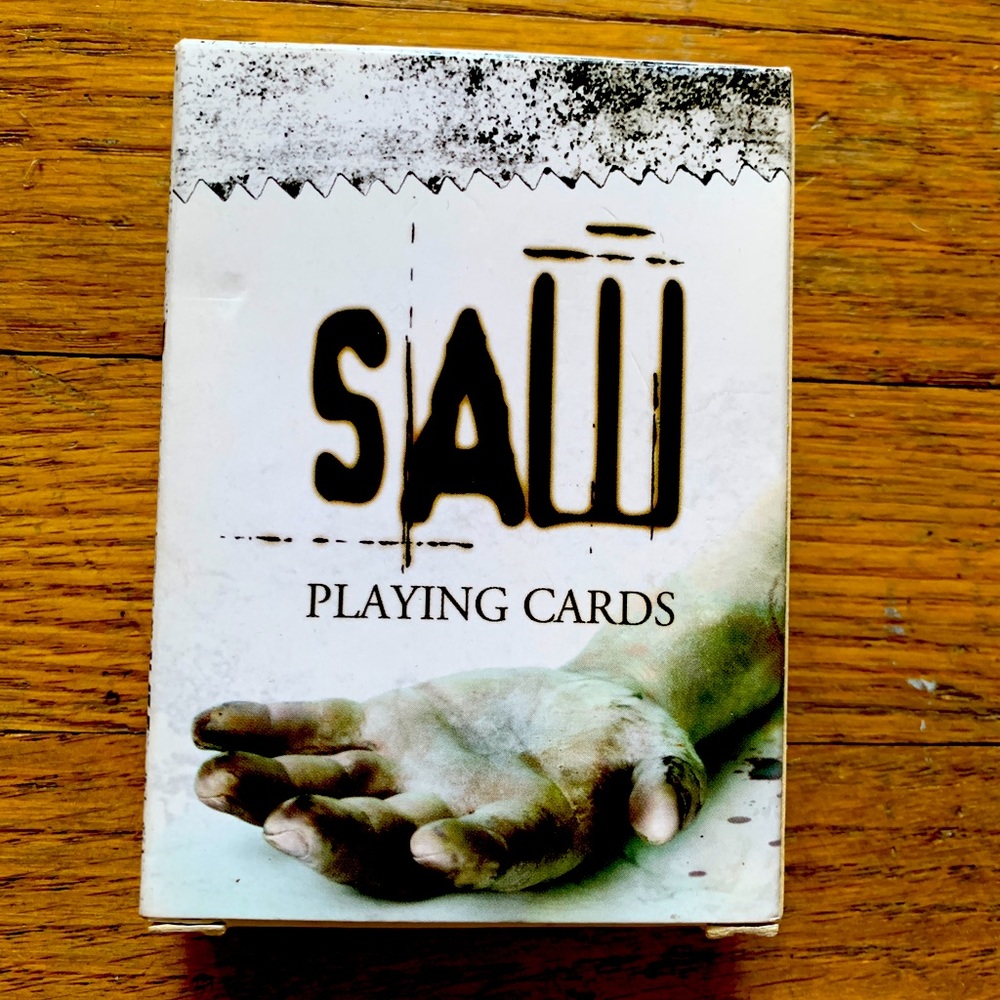SAW Horror Movie Playing Cards 🩸 Full Deck🩸